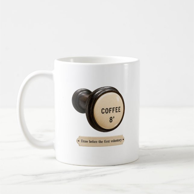 Tasse d'arrêt d'orgue de café (Gauche)