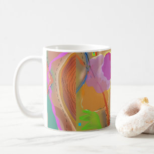 Tasse d'art abstrait