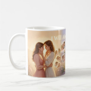 Tasse d'art d'adieu éternel Amour toujours
