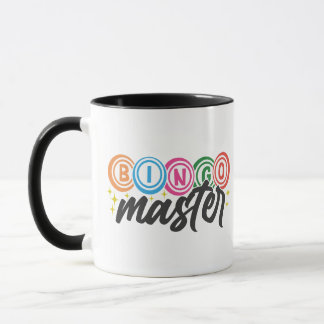 Tasse d'art de mot de maître de Bingo amusant 