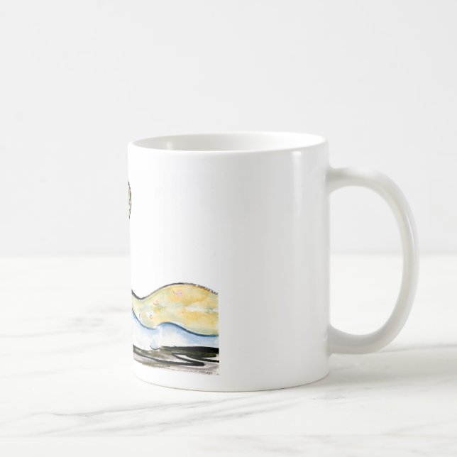 Tasse d'art de yoga - pose de cobra (Droite)