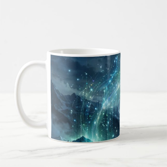 Tasse d'art d'exploration du cosmos Code Aurora (Gauche)