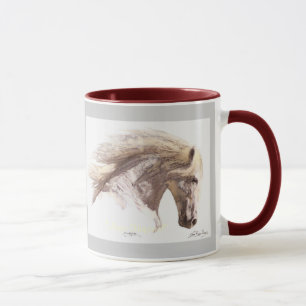 Tasse d'art d'imaginaire de CHEVAL d'ÉTALON de