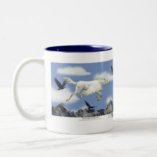 Tasse d'art d'imaginaire de VOL PEGASUS et