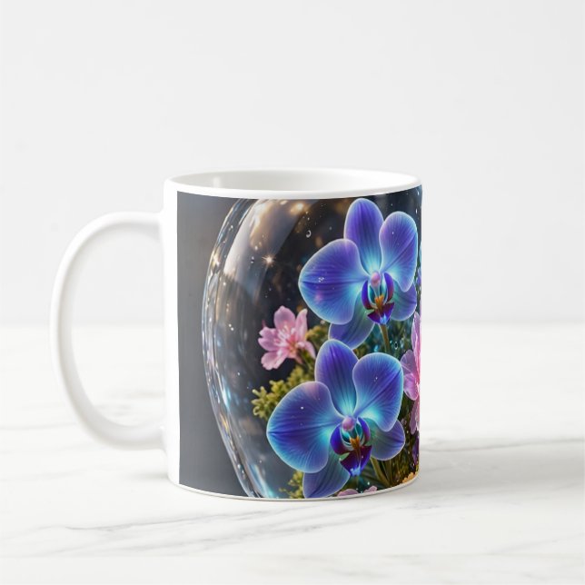 Tasse d'art Fleurs (Gauche)