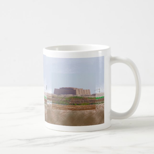 Tasse d'art impressionniste Ziggurat d'Ur (Droite)