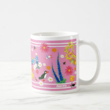 Tasse d'art : Jardin II les Cornouailles d'été
