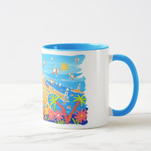 Tasse d'art : Jours d'été, St Ives, les