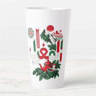 Tasse d'art marocain Mug de thé à la menthe maroca