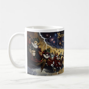 Tasse d'art Mascarade Cosmique Bohemian Rhapsody