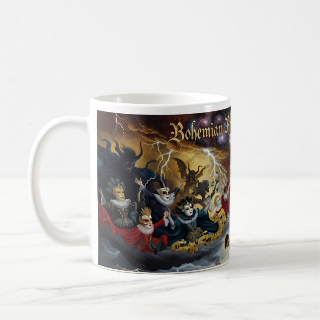Tasse d'art Opéra Céleste Rhapsodie Bohémienne (Gauche)