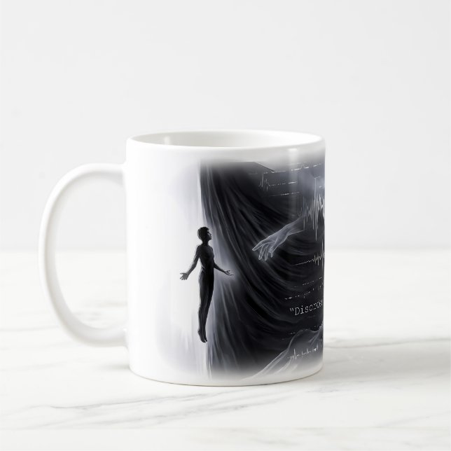 Tasse d'art sombre surréaliste - Désordre (Gauche)