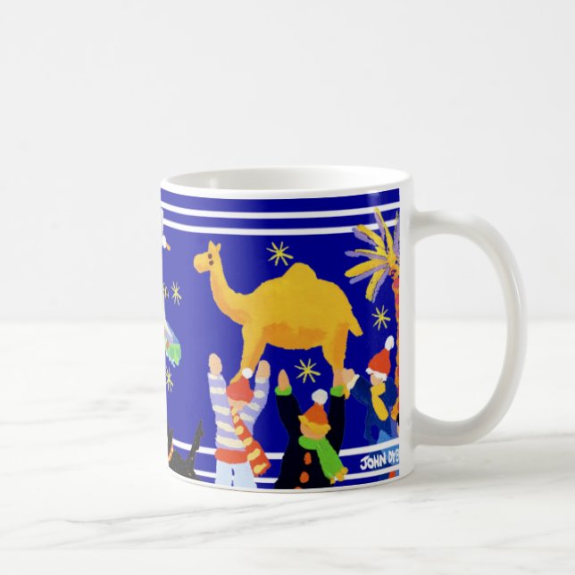 Tasse d'art : Tasse d'art de Noël de tinctorial de (Droite)