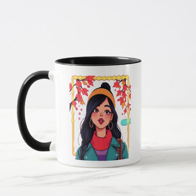 Tasse d'art unique – Cadeau parfait et cosy pour e (Gauche)
