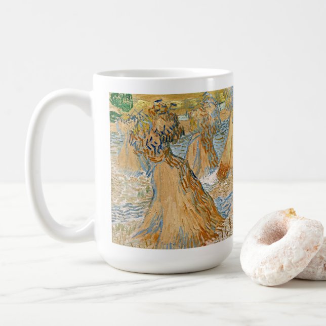 Tasse d'art Van Gogh Sheaves of Wheat (Avec donut)