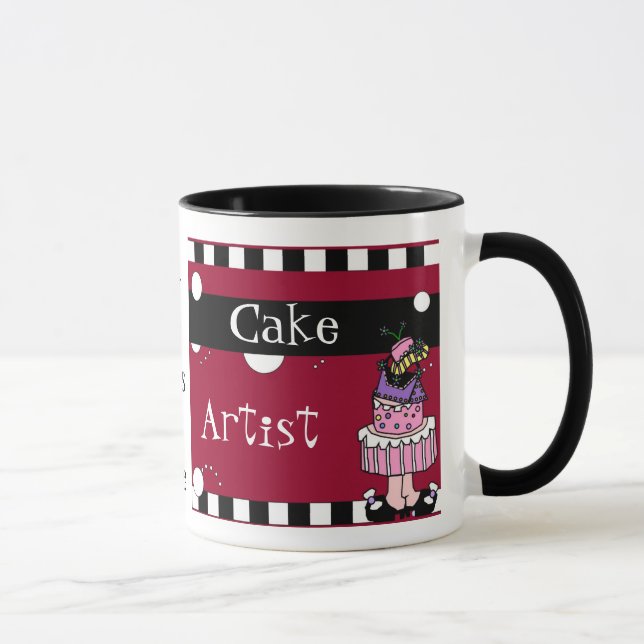 Tasse d'artiste de gâteau (Droite)