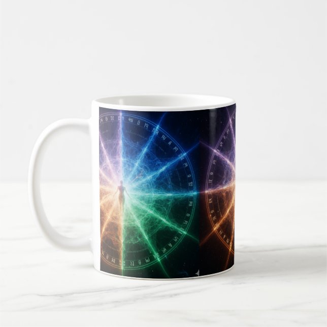 Tasse d'astrologie Cosmic 2026 Energy Alignment (Gauche)