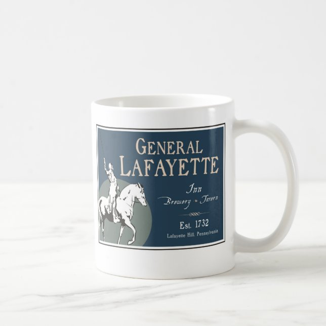 Tasse d'auberge du Général Lafayette (Droite)