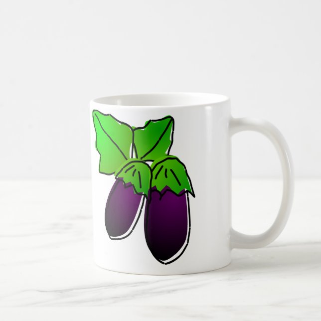 Tasse d'aubergine (Droite)