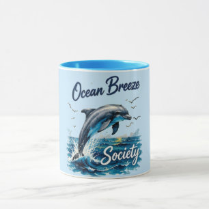 Tasse dauphin de la Ocean Breeze Society