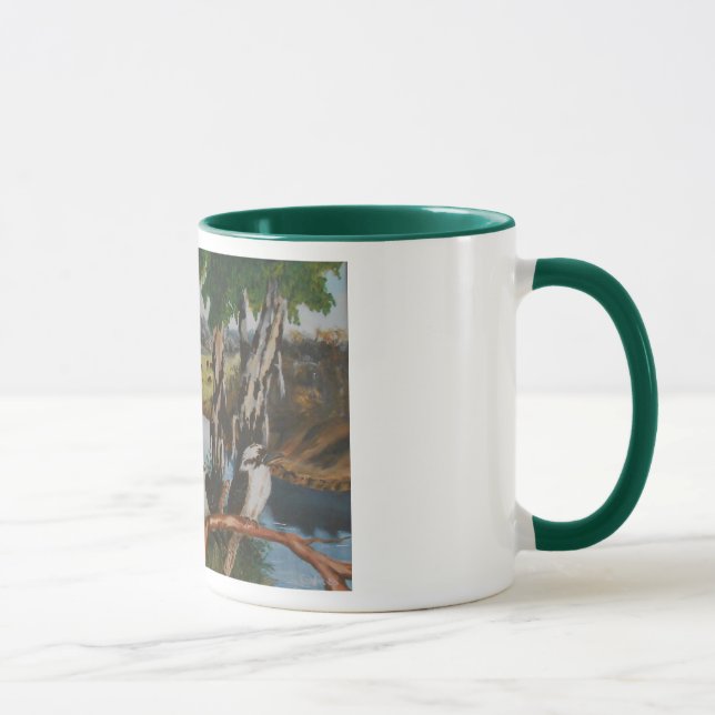 Tasse d'Australien à l'intérieur - illustrations (Droite)