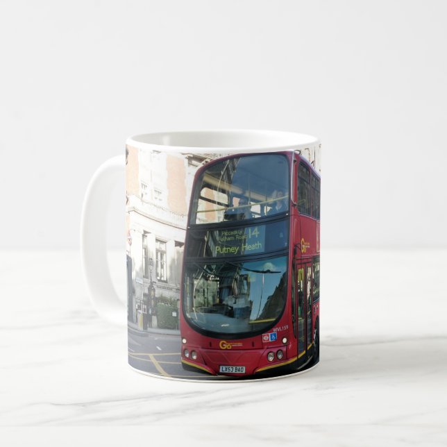 Tasse d'autobus de Londres (Devant gauche)