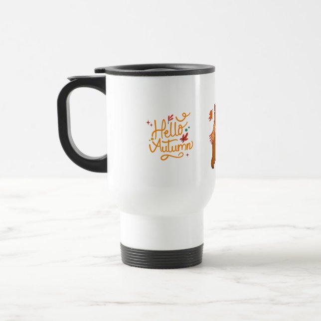 Tasse d'automne confortable Capybara drôle (Gauche)
