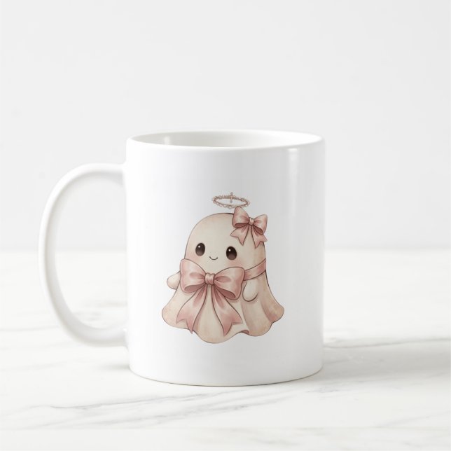 Tasse d'automne de fantôme d'ange doux (Gauche)