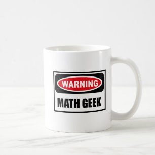 Tasse d'avertissement de GEEK de MATHS