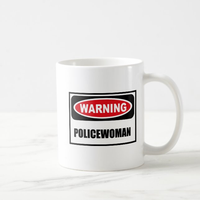Tasse d'avertissement de POLICIÈRE (Droite)