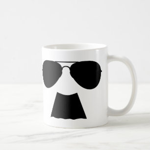 Tasse d'aviateur de moustache