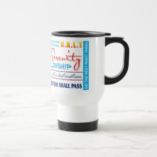 tasse de 12 d'étape slogans de récupération