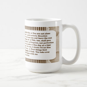 Tasse de 12 slogans d'étape