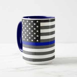 Tasse de 44 cl - Thin Blue Line