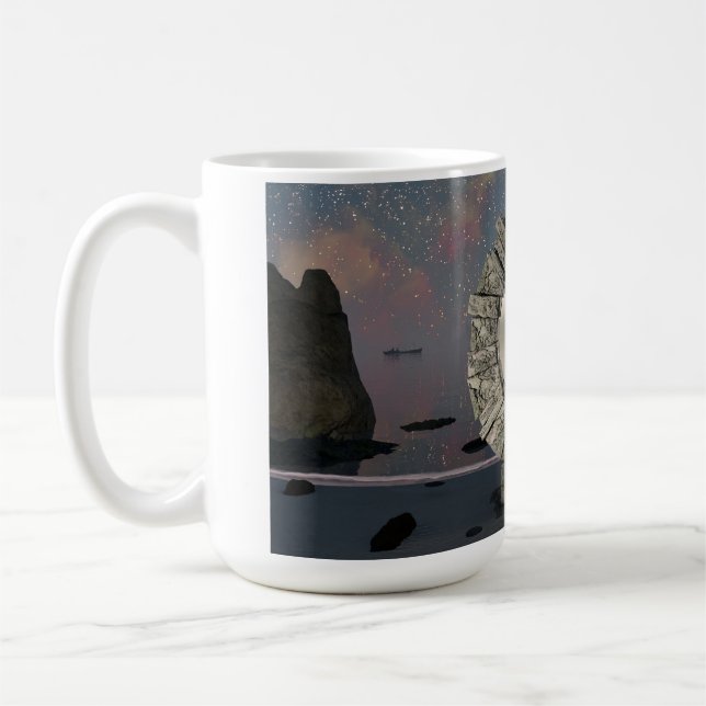 Tasse de 44 oz avec image "Portail dans le temps" (Gauche)