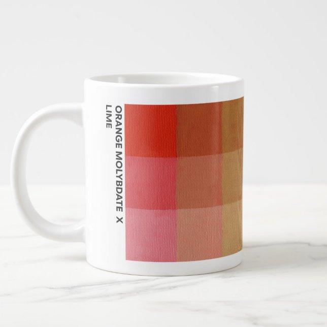 Tasse de 600 ml Orange Molybdate x Lime (Gauche)