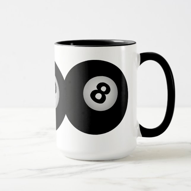 Tasse de 8 boules - choisissez le style et la (Droite)