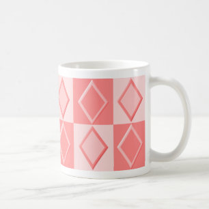 Tasse de bagout de diamant de KRW - corail