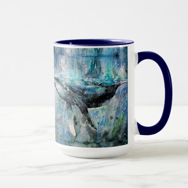 Tasse de baleine bleue (Droite)