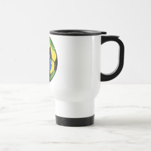Tasse de ballon de football du Brésil
