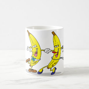Tasse de bananes de danse