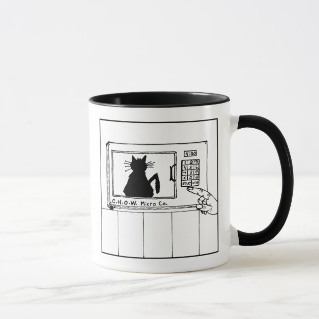 Tasse de bande dessinée de micro-onde de haineux (Droite)