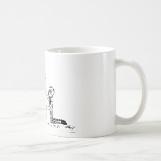 Tasse de bande dessinée - pantalon de costume