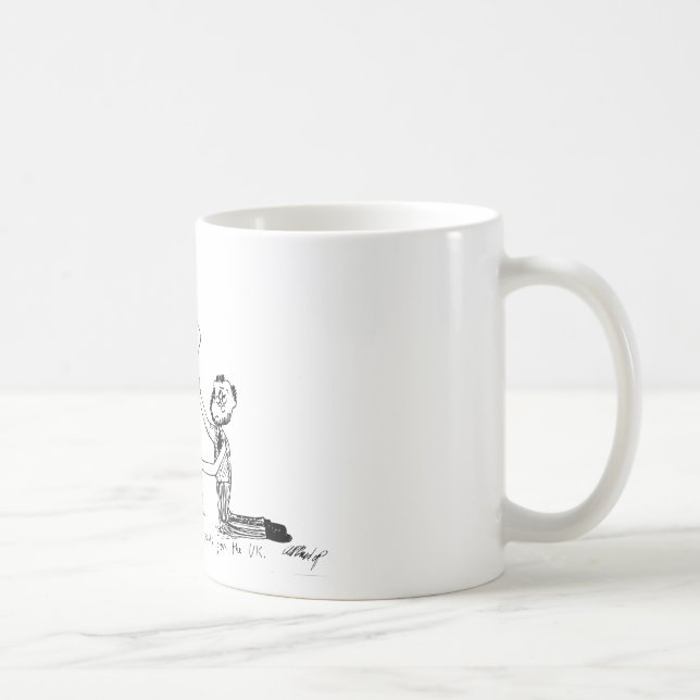 Tasse de bande dessinée - pantalon de costume (Droite)