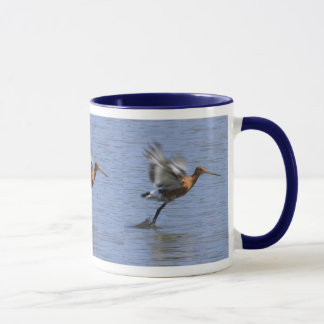 Tasse de barge coupée la queue par noir