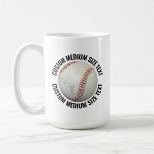 Tasse de baseball personnalisée de taille moyenne 
