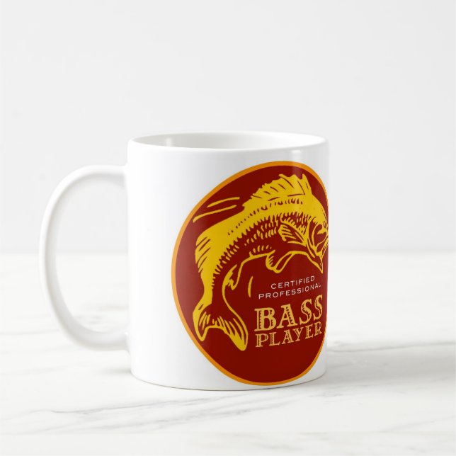 Tasse de bassiste de musicien de Fishin (Gauche)
