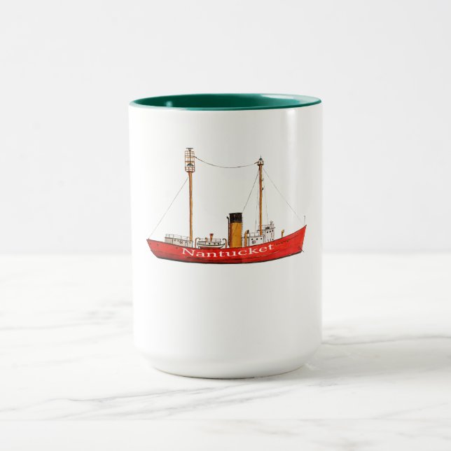 tasse de bateau-phare de nantucket (Centre)