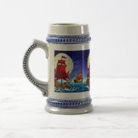 tasse de bateau pirate