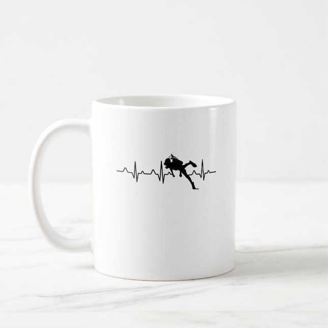 Tasse de battement de coeur de plongée à l'air (Gauche)